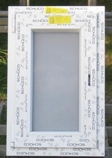 pvc raam , chassis , venster, wc raam 50 x 70 wit Mat glas, Doe-het-zelf en Bouw, Raamkozijnen en Schuifdeuren, Inclusief glas