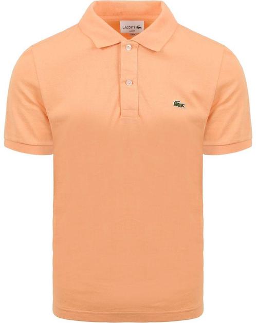 Lacoste Piqué Poloshirt Oranje maat Maat 52/54 (L) Heren, Kleding | Heren, Polo's, Oranje, Nieuw, Maat 52/54 (L), Verzenden