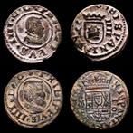 Spanje. Filippo IV di Spagna (1621-1665). 16 maravedís y 4, Postzegels en Munten, Munten | Europa | Niet-Euromunten