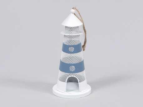 Actie  vuurtoren wit/blauw 16cm. van e 5.99 voor 4.99, Hobby en Vrije tijd, Knutselen, Nieuw
