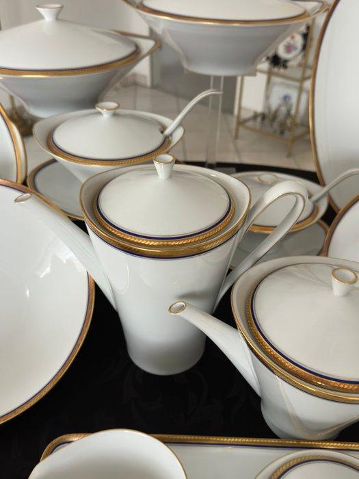 Hutschenreuther - Dekor-Gold-Rand + Linie in Kobaltblau -, Antiquités & Art, Antiquités | Meubles | Tables