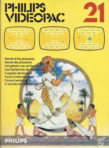 Philips Videopac 21 Secret of the Pharaohs-Standaard beschikbaar voor biedingen