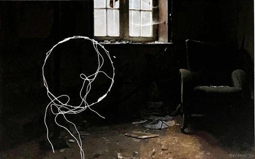 Maureen Bachaus - Ask The Moon, Antiek en Kunst, Kunst | Schilderijen | Modern