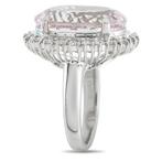 Bague Bague en platine avec diamant de 1,04 ct et kunzite,, Bijoux, Sacs & Beauté, Bagues