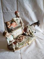 Capodimonte - Barbetti - Beeld, Lasinello che traina - 27, Antiek en Kunst