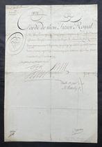 Louis XIV - Rare document signé avec signature et mot