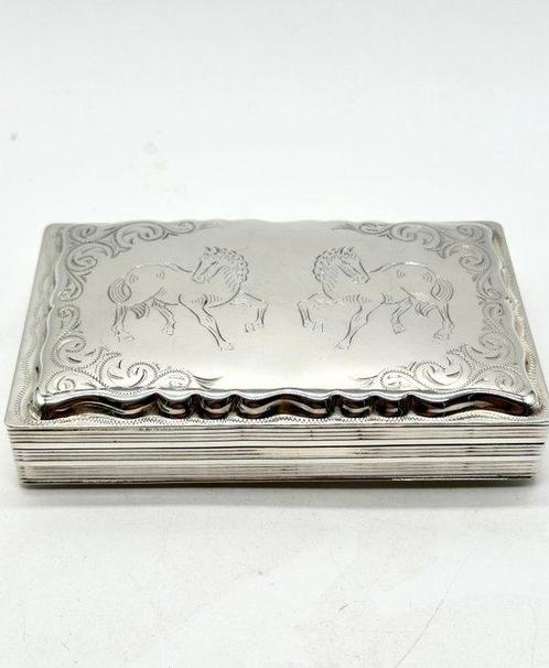 No reserve-Grote en zware handgemaakte Hollands zilveren, Antiek en Kunst, Antiek | Zilver en Goud