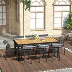 Luxe aluminium tuintafel voor 8 personen - 190 x 90 x 74 cm, Jardin & Terrasse, Ophalen of Verzenden
