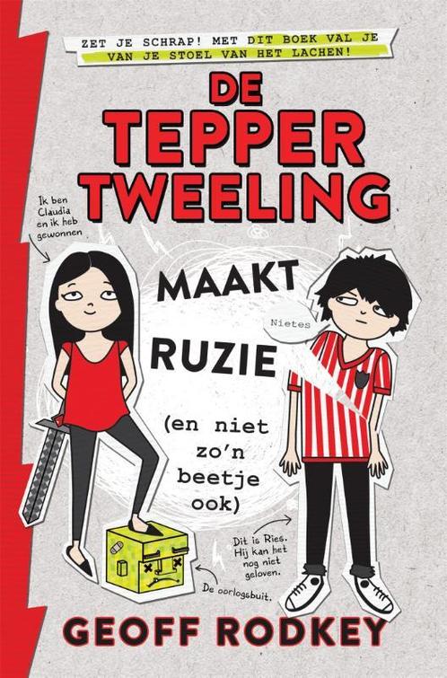 De Tepper-tweeling maakt ruzie (en niet zon beetje ook) /, Boeken, Kinderboeken | Jeugd | 10 tot 12 jaar, Zo goed als nieuw, Verzenden