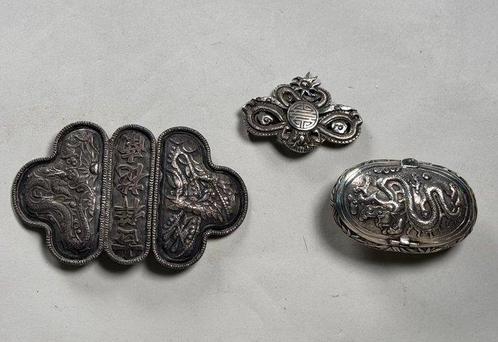 Figuur - Silver Accessories - Zilver - China - Qing Dynastie, Antiek en Kunst, Antiek | Overige Antiek
