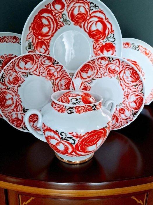 Lomonosov Imperial Porcelain Factory - Koffie- en, Antiek en Kunst, Antiek | Meubels | Tafels