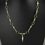 Romain antique Collier et boucles doreilles avec des perles