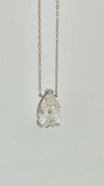 Collier - 14 carats Or blanc - 3.56ct. tw. Diamant (Cultivé
