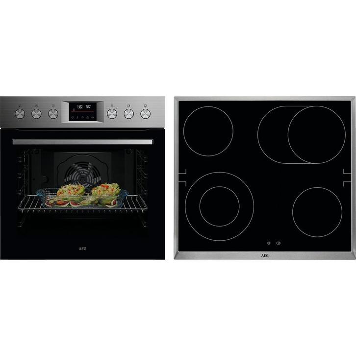 Aeg Mm20hspm Inbouw Keramische Kookplaat Met Oven -, Elektronische apparatuur, Ovens, Ophalen of Verzenden