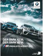 2017 BMW X5 M | X6 M PRIJSLIJST DUITS, Livres