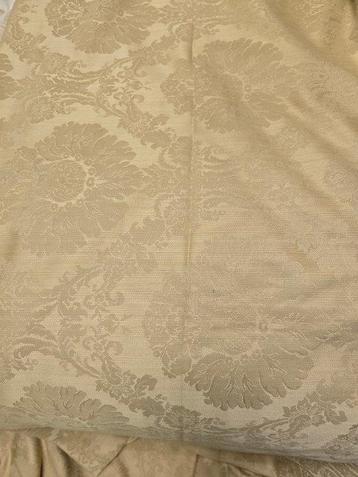 San Leucio tessuto damascato oro setificato italiano 500x140