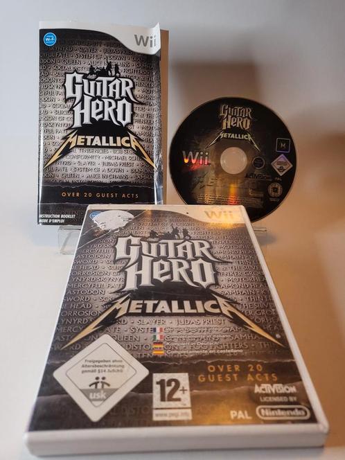 Guitar Hero Metallica Nintendo Wii, Consoles de jeu & Jeux vidéo, Jeux | Nintendo Wii, Enlèvement ou Envoi