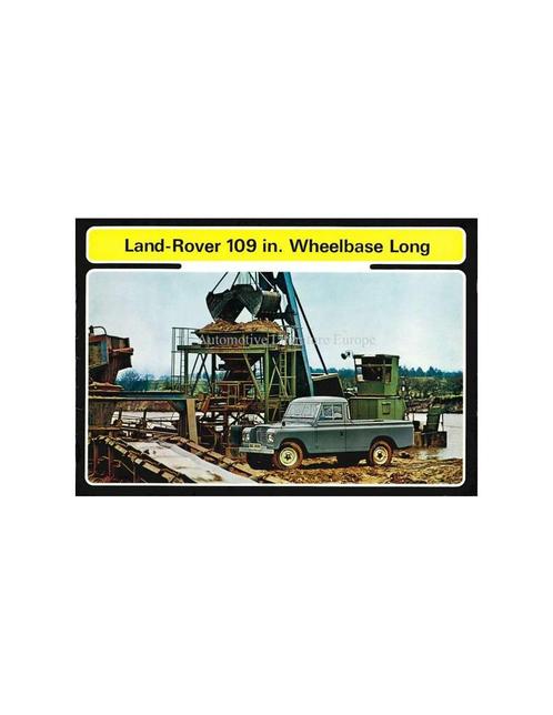 1971 LAND ROVER SERIES III BROCHURE ENGELS, Boeken, Auto's | Folders en Tijdschriften, Ophalen of Verzenden