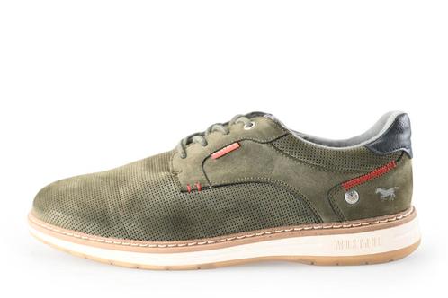 Mustang Veterschoenen in maat 44 Groen | 5% extra korting, Kleding | Heren, Schoenen, Overige kleuren, Zo goed als nieuw, Veterschoenen