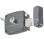 Oplegdeurslot 7490 DIN links antraciet gelakt