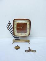 Tafelklok - Orfac - Hout, IJzer, Messing - 1950-1960