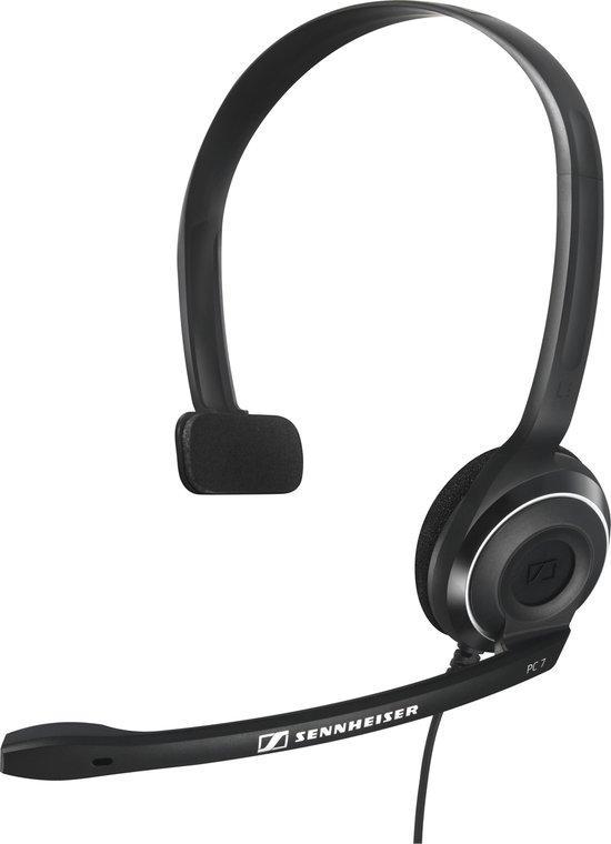 Sennheiser PC 7 - On-ear headset - Zwart (Audio & Hifi), Audio, Tv en Foto, Hoofdtelefoons, Nieuw, Verzenden