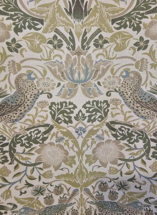 300x280cm! Stof William Morris Engels Strawberry Thief -, Antiek en Kunst, Antiek | Tapijten, Tafelkleden en Textiel