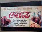 Coca Cola - Reclamebord - Coca Cola - Staal, Antiek en Kunst