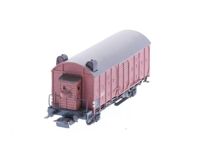 Schaal H0 Märklin 320 S .4 goederen wagen met sluitverlic.., Hobby en Vrije tijd, Modeltreinen | H0, Wisselstroom, Analoog, Gebruikt