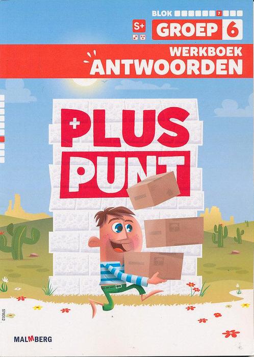 Pluspunt versie 4 Antwoorden werkboek blok 7 groep 6 S Plus, Livres, Livres scolaires, Envoi