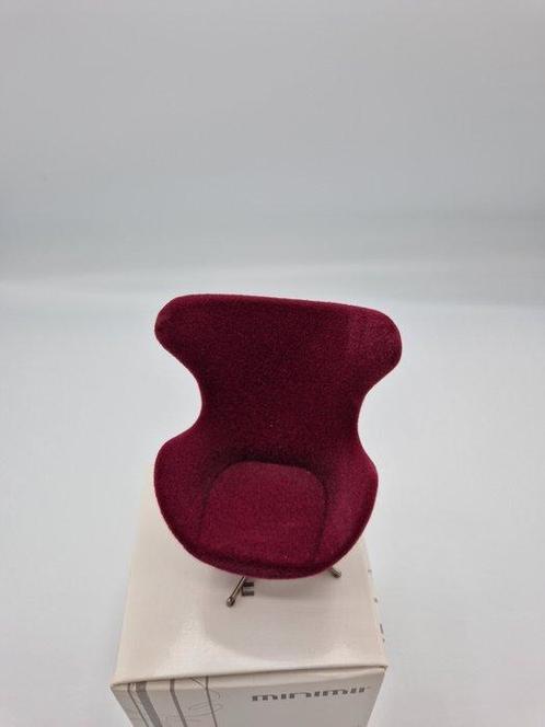 Fritz Hansen - Arne Jacobsen - Stoel - Egg Stoel - Textiel -, Antiek en Kunst, Antiek | Meubels | Stoelen en Sofa's