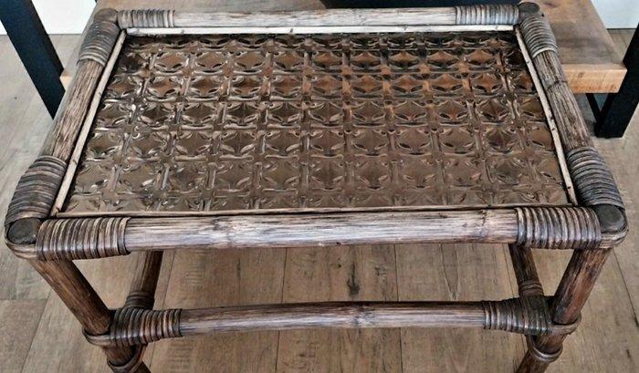Handmade - Salontafel - Bamboe, Plexiglas, Antiek en Kunst, Curiosa en Brocante