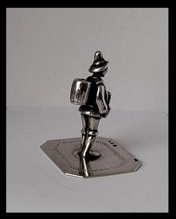 Miniatuur beeldje - Prachtige zilveren miniatuur