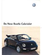 2003 VOLKSWAGEN NEW BEETLE CABRIOLET BROCHURE NEDERLANDS, Livres, Autos | Brochures & Magazines, Ophalen of Verzenden