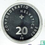 Zwitserland 20 franc 2007 (PROOF) Munot castle at Schaff..., Verzenden, Losse munt