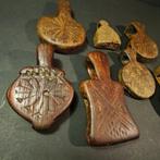 Groep van 7 amuletten - Hout - Afghanistan - Begin 20e eeuw