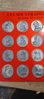 Frankrijk. Collection de 20 médailles en Étain Les, Postzegels en Munten