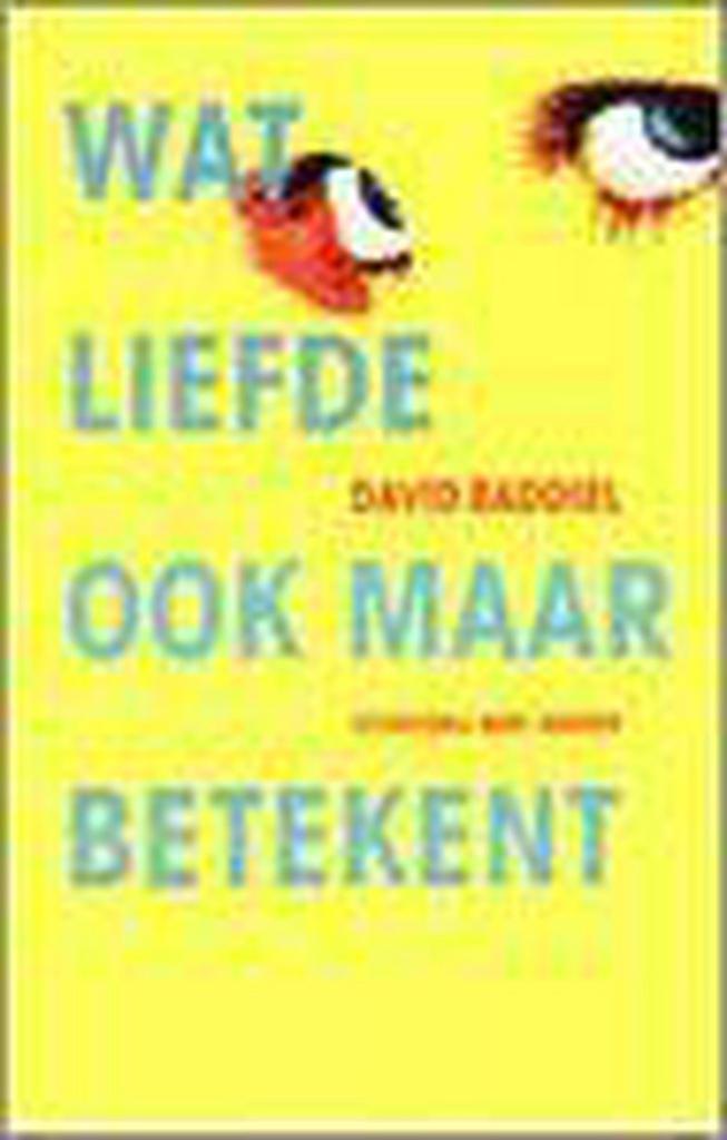 Wat liefde ook maar betekent 9789035121928 D. Baddiel, Livres, Romans, Envoi
