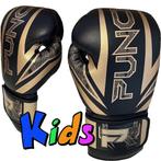 PunchR™ Kids Bokshandschoenen Electric Zwart Goud, Verzenden, Nieuw, Bokshandschoenen