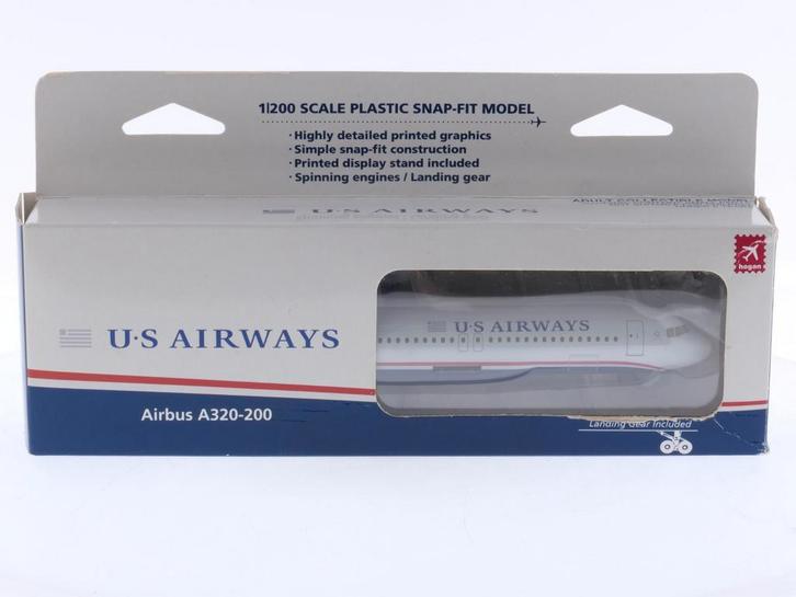 Schaal 1:200 Hogan Wings 3343G Airbus A320-200 U.S Airway..., Hobby & Loisirs créatifs, Modélisme | Avions & Hélicoptères, Enlèvement ou Envoi