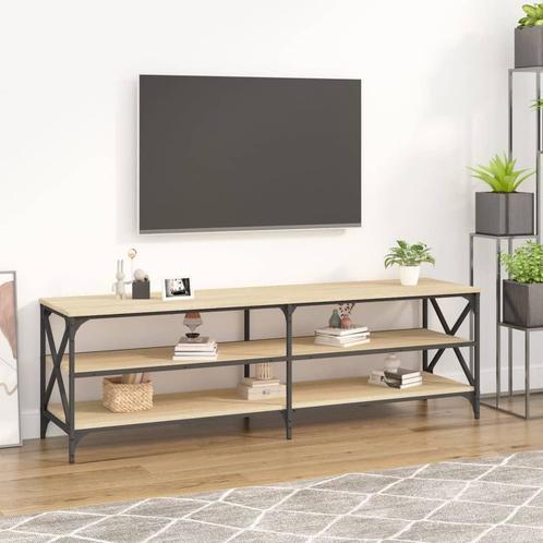 vidaXL Tv-meubel 160x40x50 cm bewerkt hout sonoma, Maison & Meubles, Armoires | Mobilier de télévision, Envoi