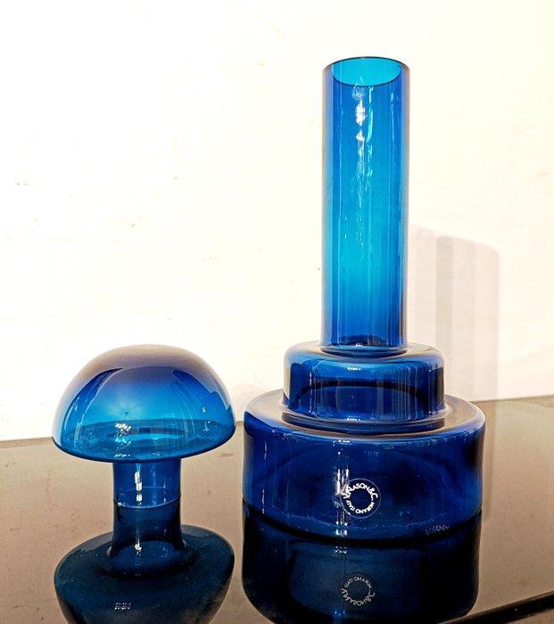 V.Nason&amp;C. - stile art déco, 30 cm - Flesvaas - Muranoglas, Antiek en Kunst, Curiosa en Brocante