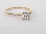 Bague de fiançailles - 14 carats Or jaune - 0.82ct. tw.