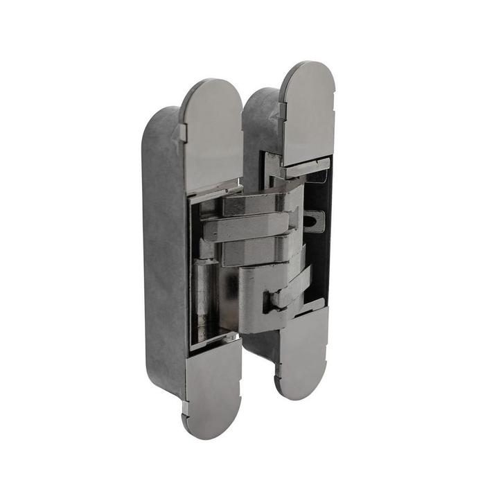Scharnier 160x32mm onzichtbaar nikkel 3D verstelbaar, Doe-het-zelf en Bouw, Hang- en Sluitwerk, Scharnier, Nieuw, Overige materialen