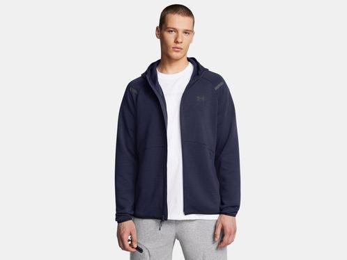 Under Armour Unstoppable Flc Fz Hd Eu-Blu 410 - Maat LG, Kleding | Heren, Truien en Vesten, Blauw, Nieuw, Maat 52/54 (L), Ophalen of Verzenden
