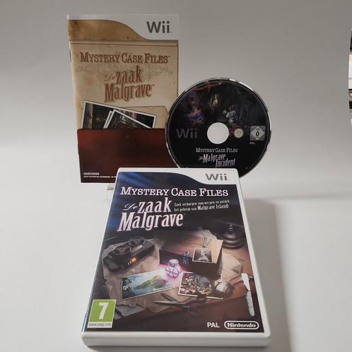 Mystery Case Files de Zaak Malgrave Nintendo Wii, Consoles de jeu & Jeux vidéo, Jeux | Nintendo Wii, Enlèvement ou Envoi