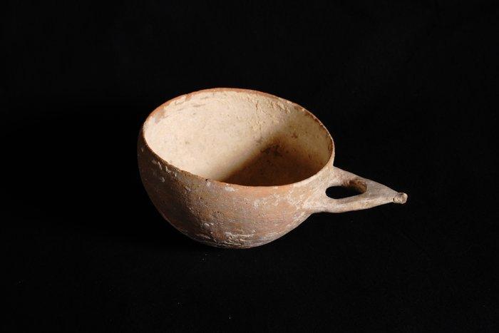 Cypriotisch Aardewerk melkkom, 7,5 x 19 cm, Verzamelen, Mineralen en Fossielen