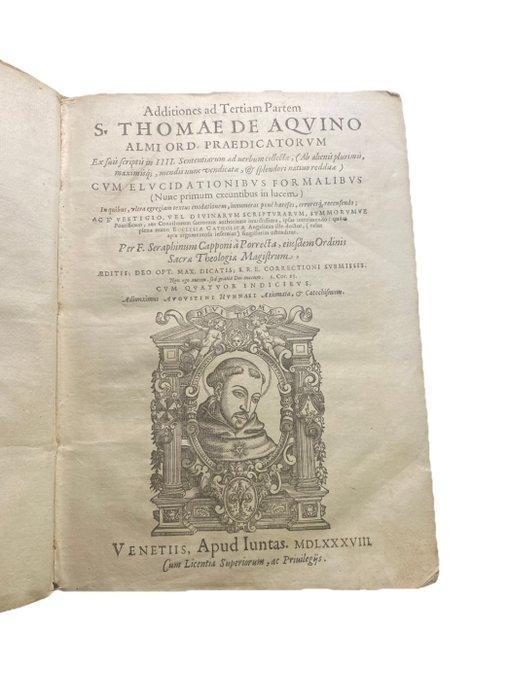 Tommaso dAquino - Additiones ad Tertiam partem + Sex, Antiquités & Art, Antiquités | Livres & Manuscrits