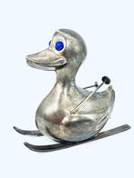 Figuur - Patito plateado - verzilverd alpaca, Antiek en Kunst
