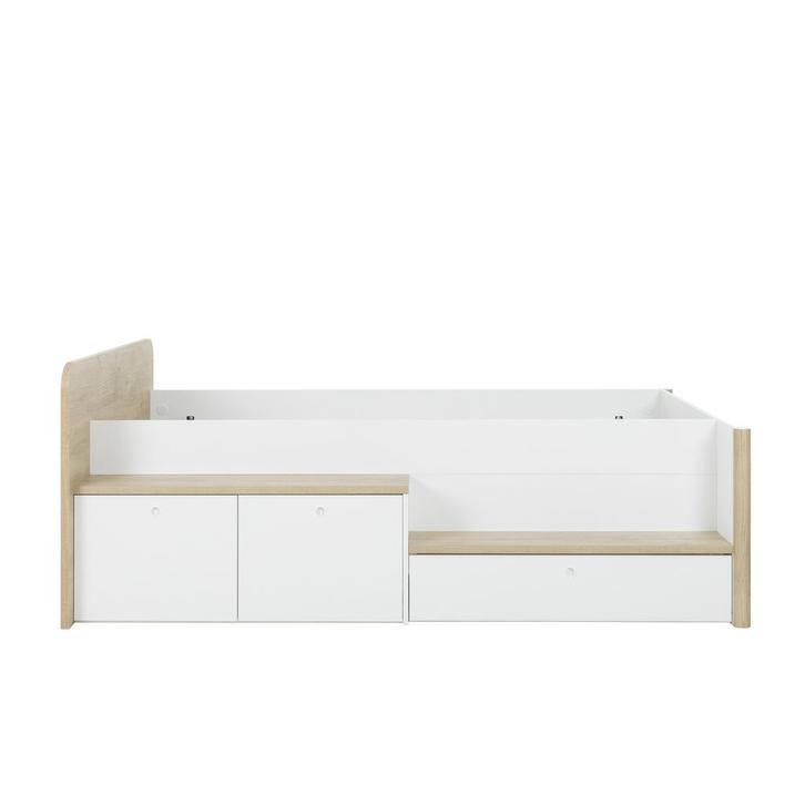 MATIS - Kajuitbed - tienerbed - 90x200cm - hout - eiken wit, Antiek en Kunst, Kunst | Schilderijen | Modern, Ophalen of Verzenden